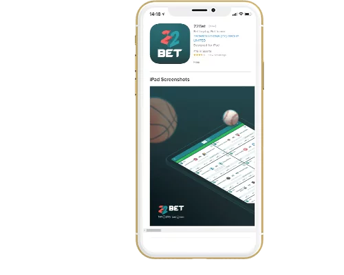 22bet app for iOs - ipad and iPhone
