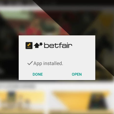 How to install Betfair on adnroid