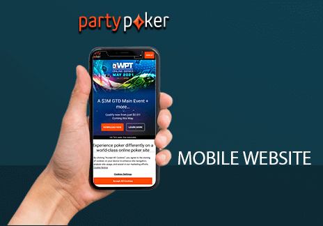 partypoker mobile website