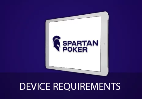 Spartan Poker Requirements for mobile devices
