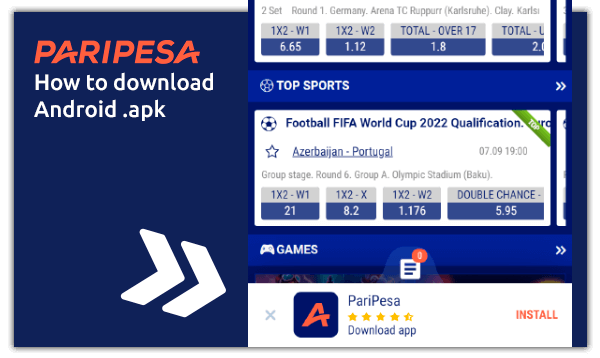 How to download paripesa on Android