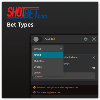 shotbet bet types