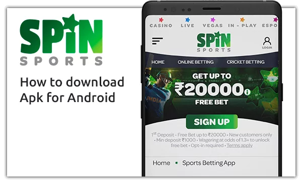 How to download spin sports to android