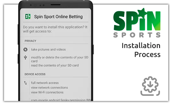 spin sports installation process