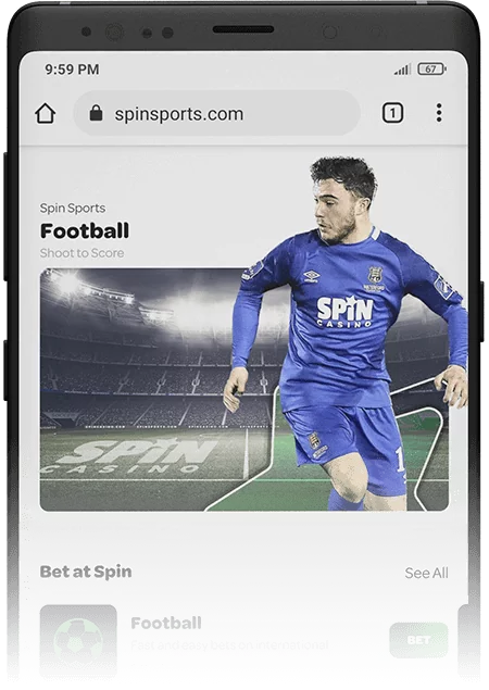 spin sports mobile website