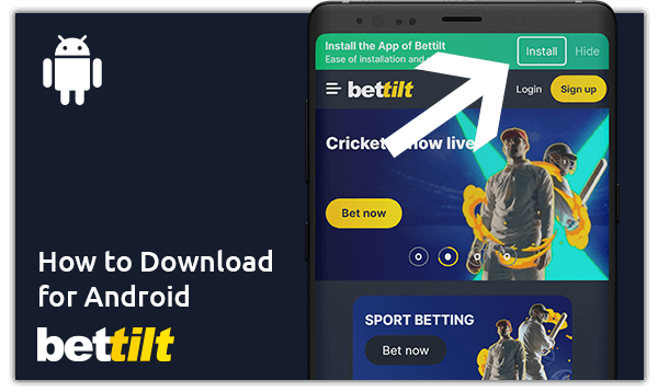 How to download bettilt to android