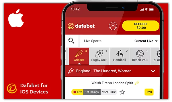 Dafabet app for iOs – iPad, and iPhone