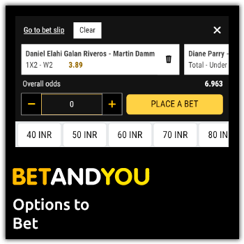 Options to bet
