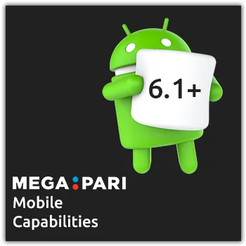 Megapari app android campability