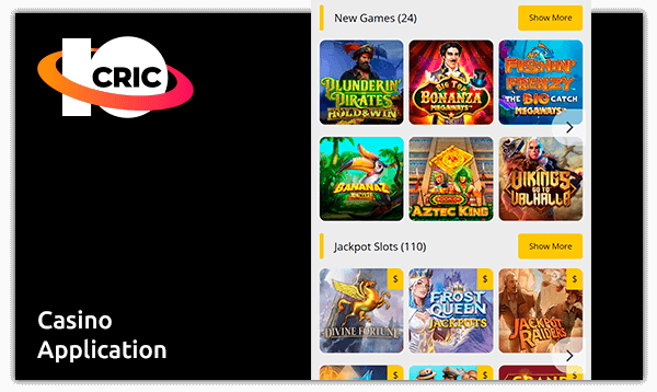 Live Casino on 10cric Mobile App