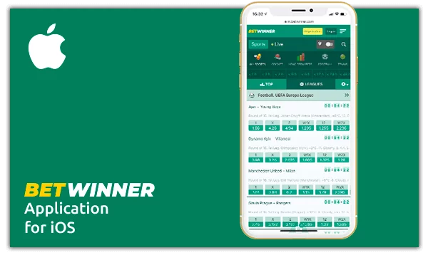 Betwinner app for iOs - ipad and iPhone