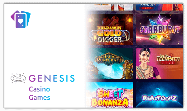 Casino games at genesis casino app