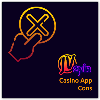 Casino app cons