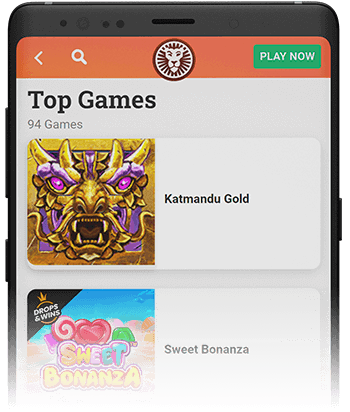 Casino games at leovegas app