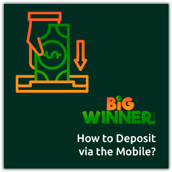 How to deposit via the mobile?