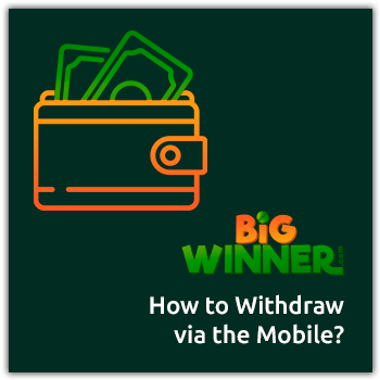 How to withdraw via the mobile