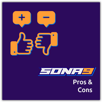 sona9 pros and cons