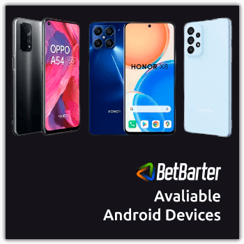 betbarter avaliable android devices