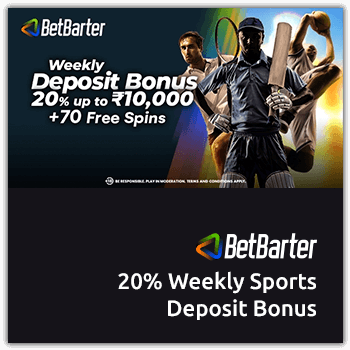 betbarter weekly bonus