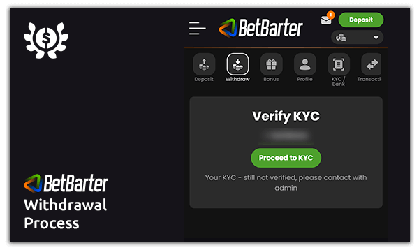 betbarter withdrawal process