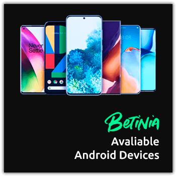 betinia android devices