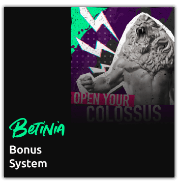 betinia bonus system