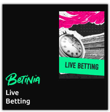 betinia live betting