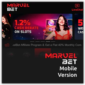 Marvelbet Mobile Version
