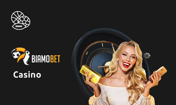 Overview of the casino section of the Biamobet website