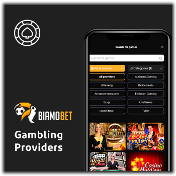 Which Gambling Providers are used at Biamobet Casino
