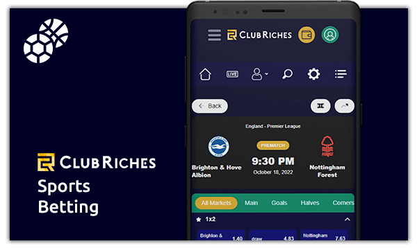 club riches betting on sports