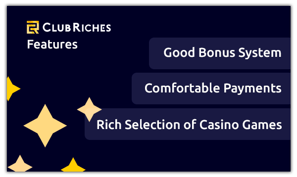 clubriches casino features