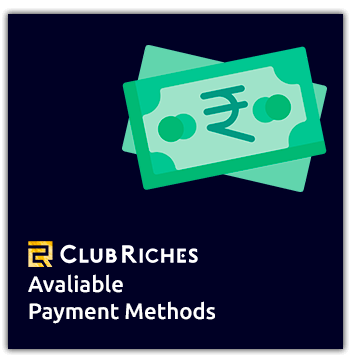 clubriches avaliable payment methods
