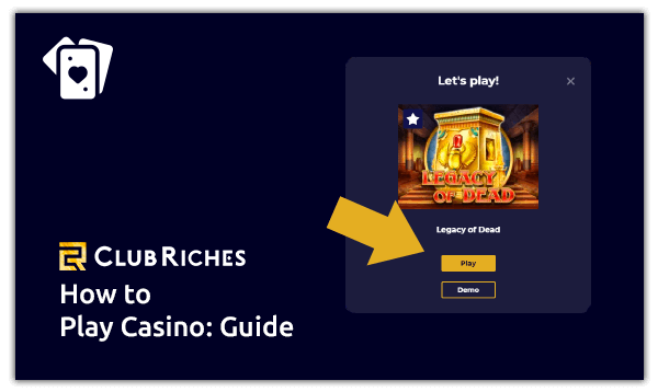 how to play casino at club riches
