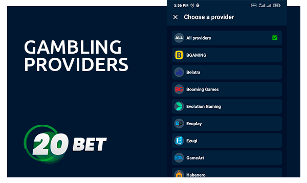 casino gambling providers