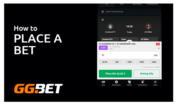 ggbet how to place a bet