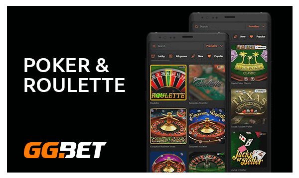 ggbet poker and roulette