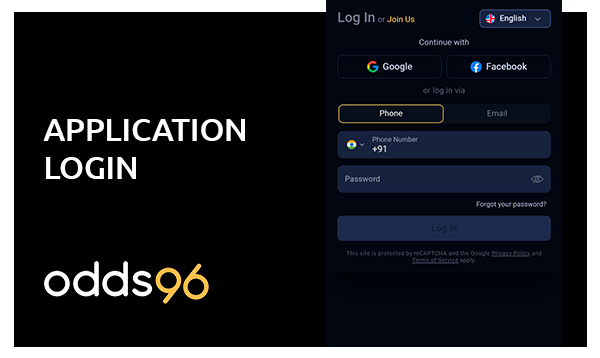 odds96 application login