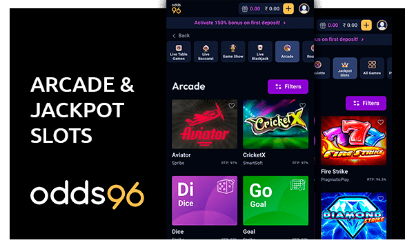 odds96 arcade and jackpot slots
