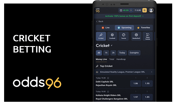 odds96 cricket betting