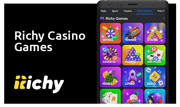 richy casino games section