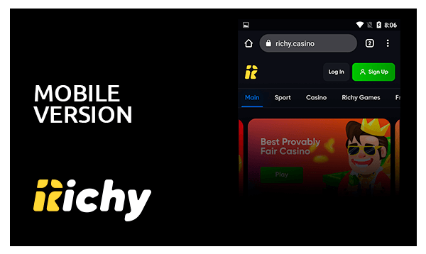richy casino mobile version