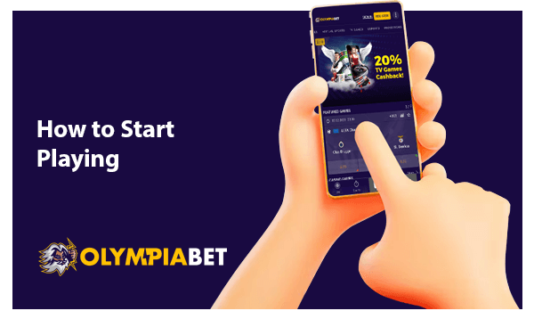 Short manual how to Start Playing with the Olympiabet App