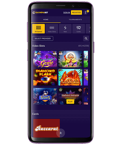 Short Information about Online Slot Machines in the Olympia Bet App