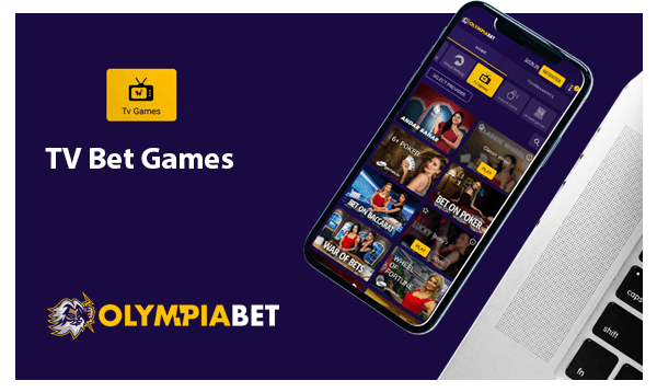 List with TV Bet Games in the Olympia Bet App