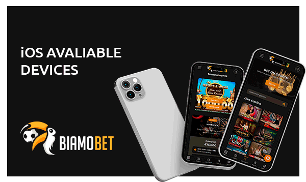 Biamo Bet App avaliable to install on this ios devices