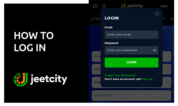 How to Log in to the Jeetcity App