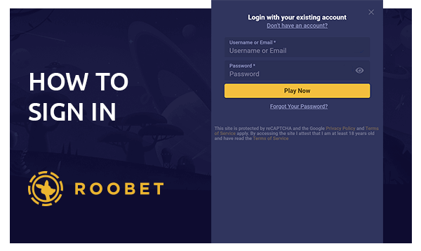 How to Sign In to the Roobet Casino