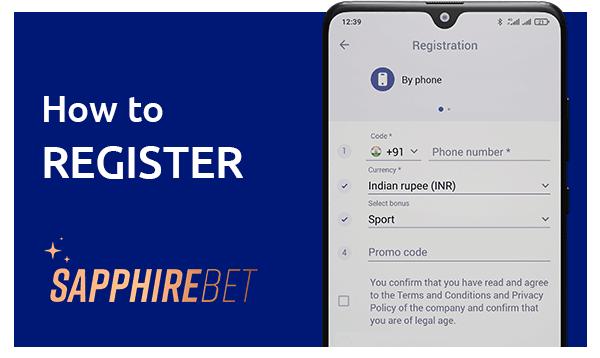 How to Register at the Sapphirebet Casino & Betting App