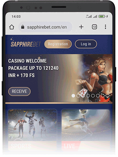 sapphirebet mobile website